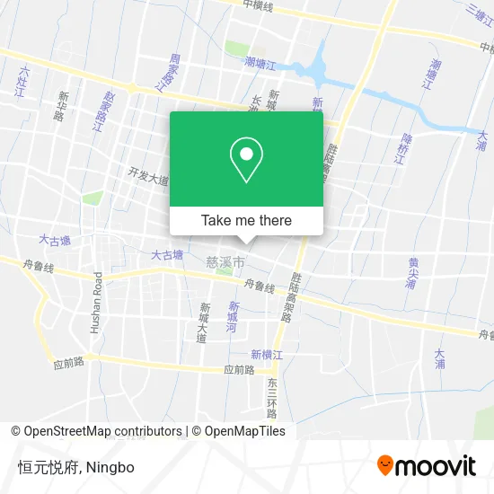 恒元悦府 map