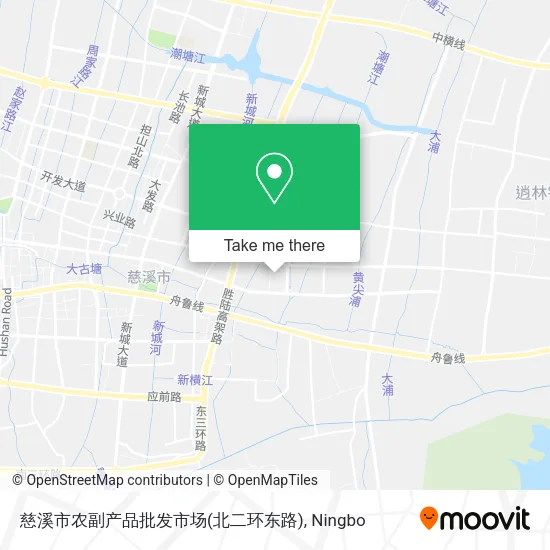 慈溪市农副产品批发市场(北二环东路) map