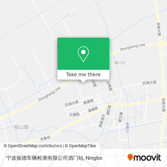 宁波振德车辆检测有限公司泗门站 map