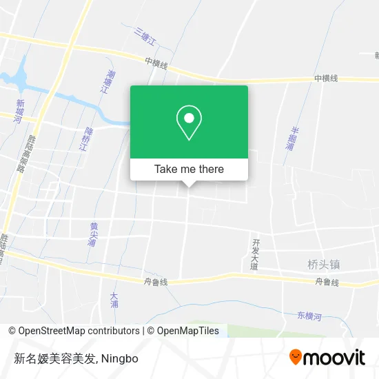 新名嫒美容美发 map