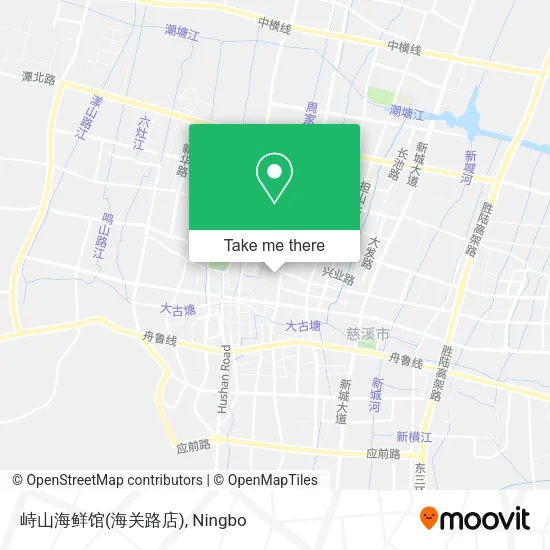 峙山海鲜馆(海关路店) map