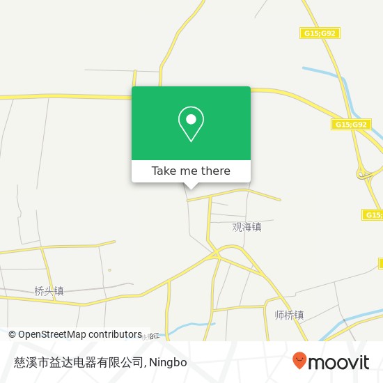 慈溪市益达电器有限公司 map