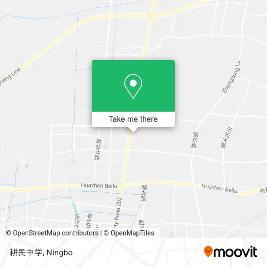 耕民中学 map