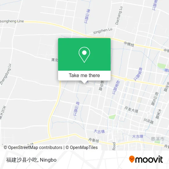 福建沙县小吃 map