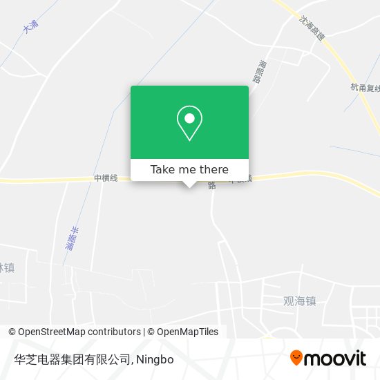 华芝电器集团有限公司 map