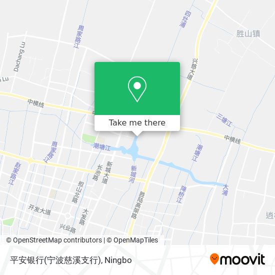 平安银行(宁波慈溪支行) map