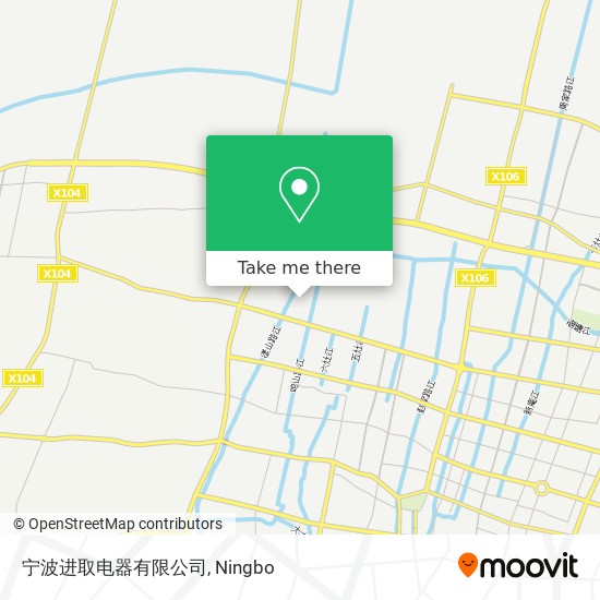 宁波进取电器有限公司 map