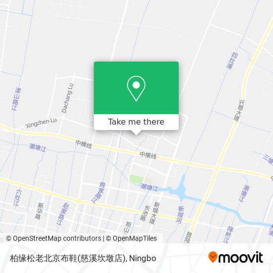 柏缘松老北京布鞋(慈溪坎墩店) map