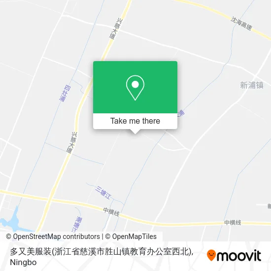 多又美服装(浙江省慈溪市胜山镇教育办公室西北) map