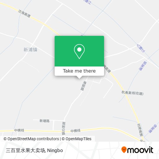 三百里水果大卖场 map