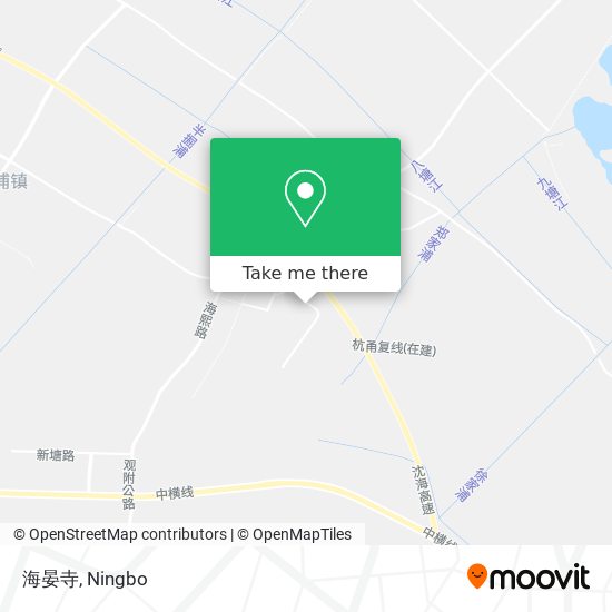 海晏寺 map