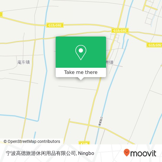 宁波高德旅游休闲用品有限公司 map