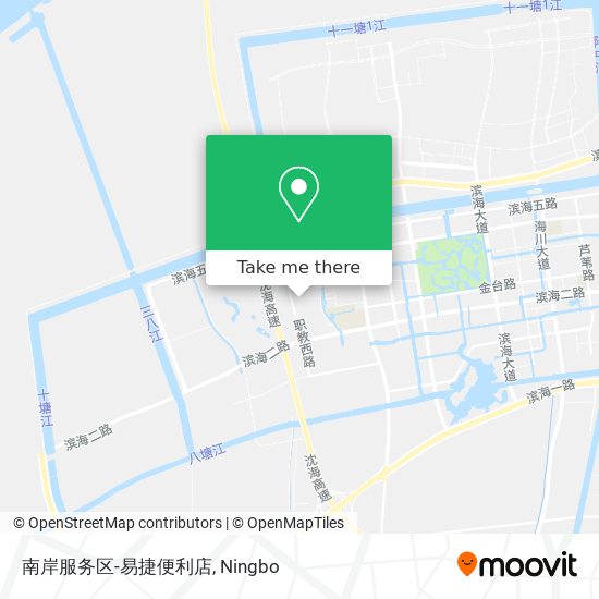 南岸服务区-易捷便利店 map