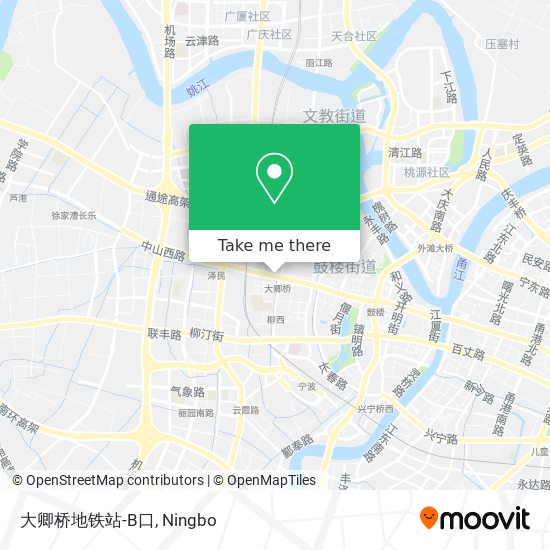 大卿桥地铁站-B口 map