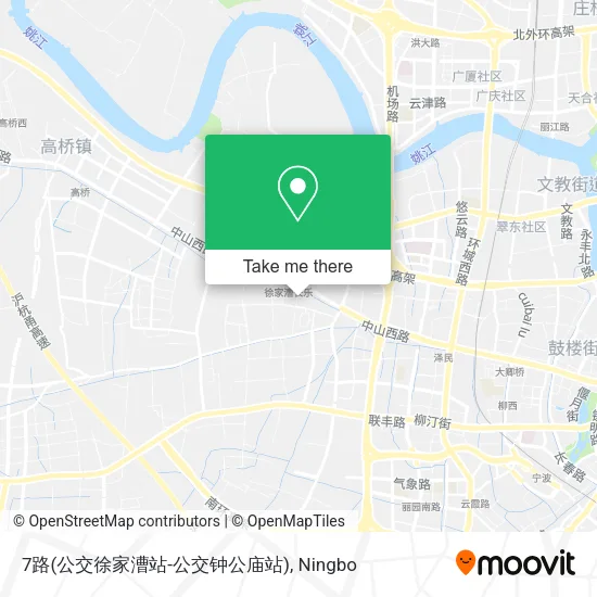 7路(公交徐家漕站-公交钟公庙站) map