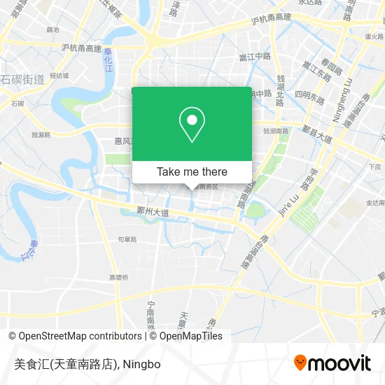 美食汇(天童南路店) map