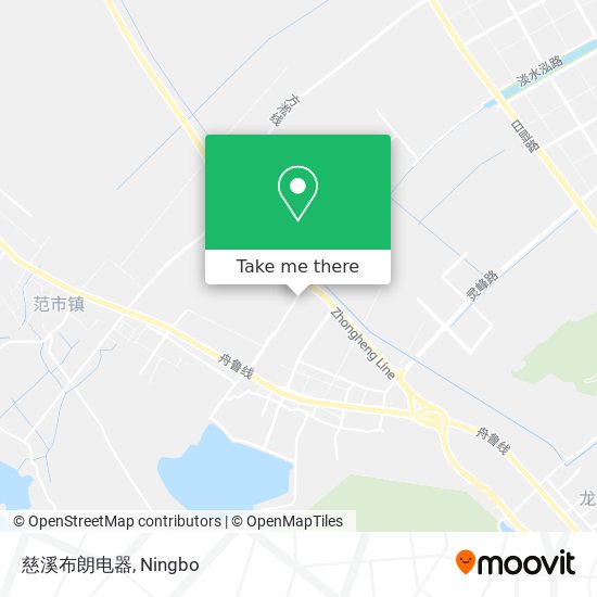 慈溪布朗电器 map