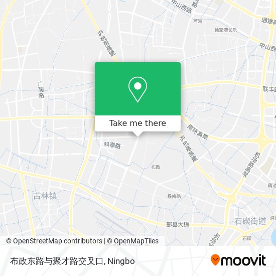 布政东路与聚才路交叉口 map