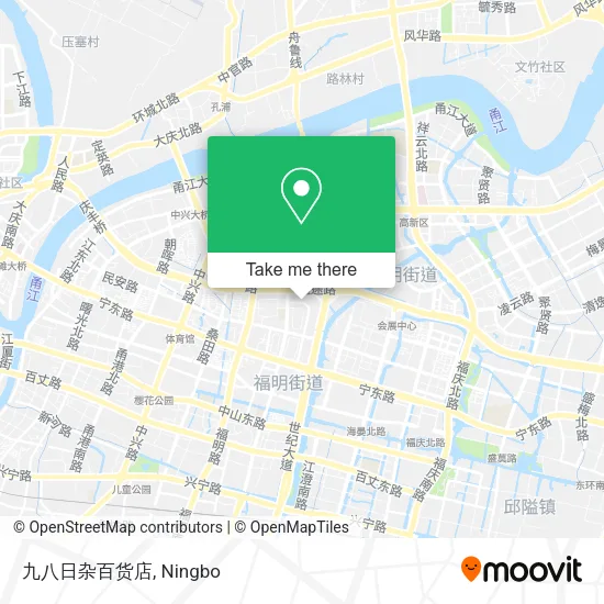 九八日杂百货店 map