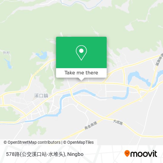 578路(公交溪口站-水堆头) map