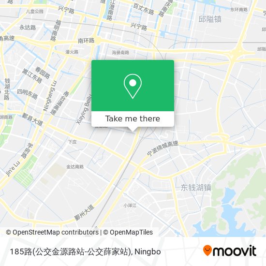185路(公交金源路站-公交薛家站) map