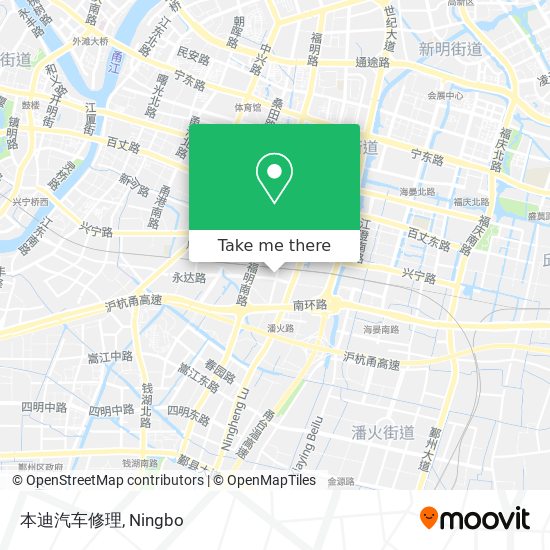 本迪汽车修理 map