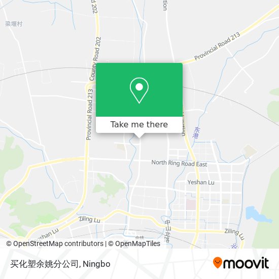 买化塑余姚分公司 map