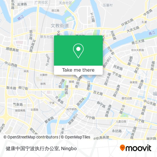 健康中国宁波执行办公室 map