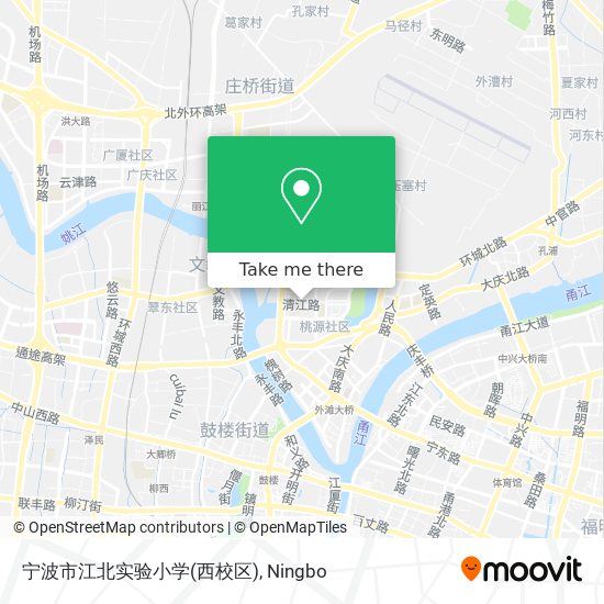 宁波市江北实验小学(西校区) map