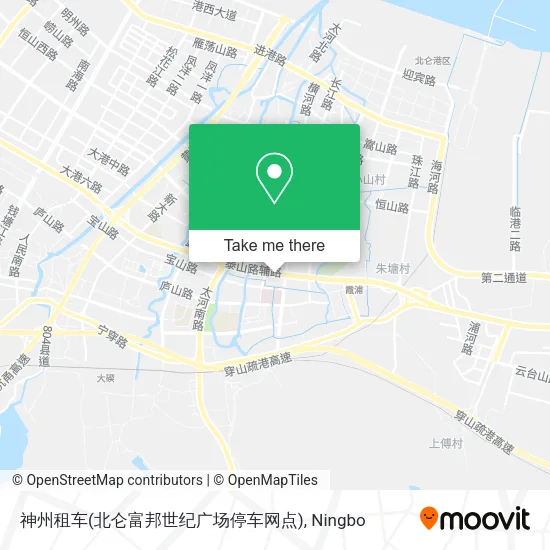 神州租车(北仑富邦世纪广场停车网点) map