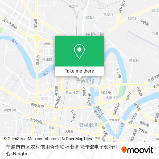 宁波市市区农村信用合作联社业务管理部电子银行中心 map