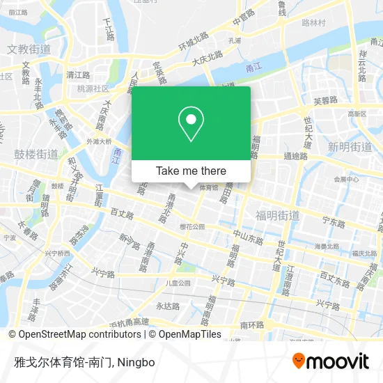 雅戈尔体育馆-南门 map