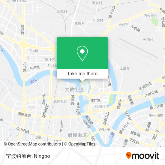 宁波钓渔台 map