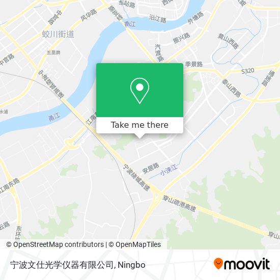 宁波文仕光学仪器有限公司 map
