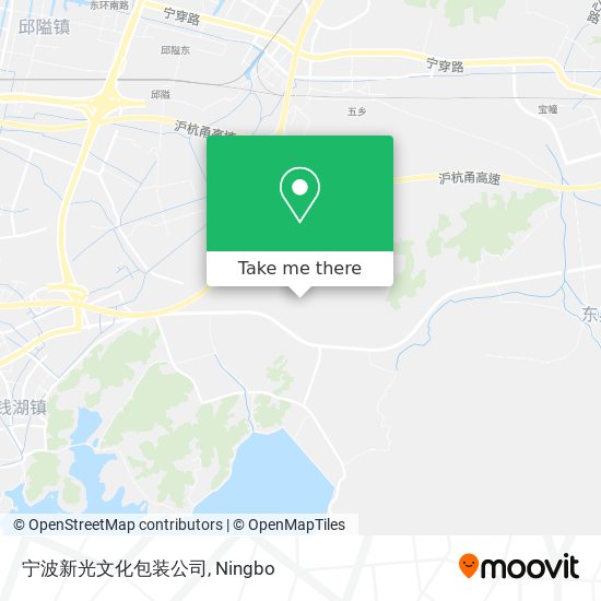 宁波新光文化包装公司 map