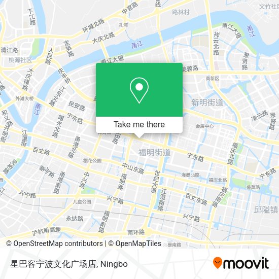 星巴客宁波文化广场店 map