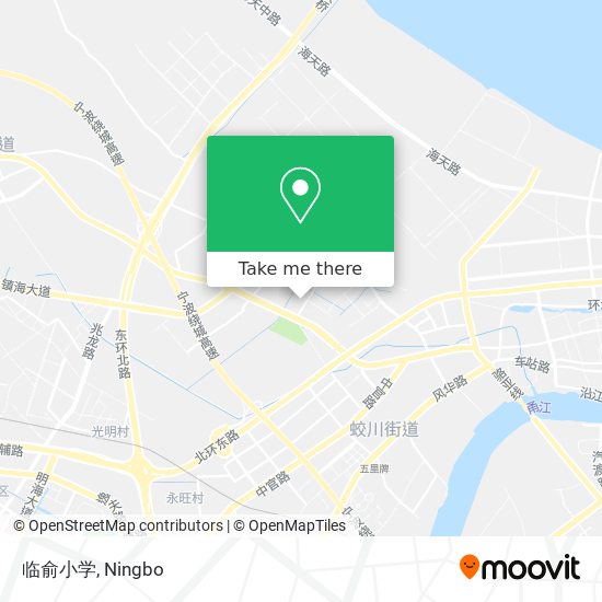 临俞小学 map
