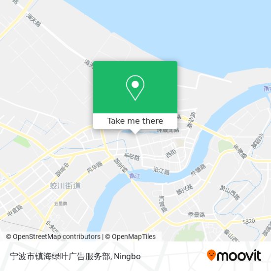 宁波市镇海绿叶广告服务部 map