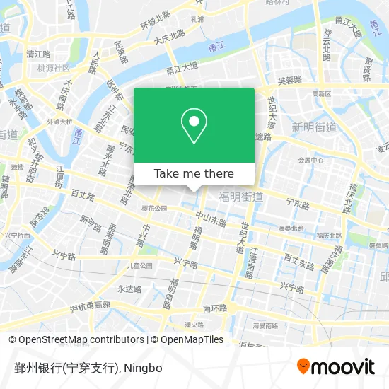 鄞州银行(宁穿支行) map