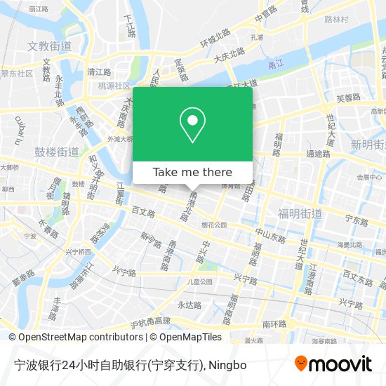 宁波银行24小时自助银行(宁穿支行) map