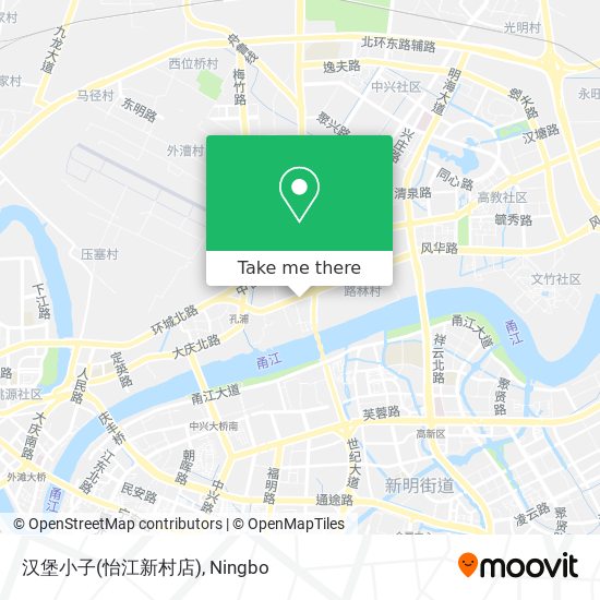 汉堡小子(怡江新村店) map