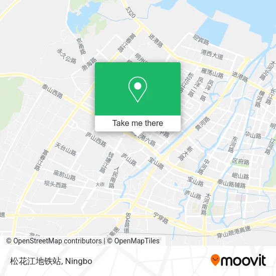 松花江地铁站 map