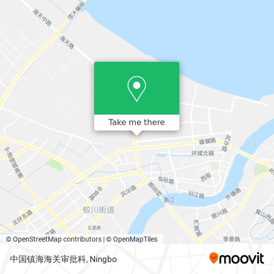 中国镇海海关审批科 map