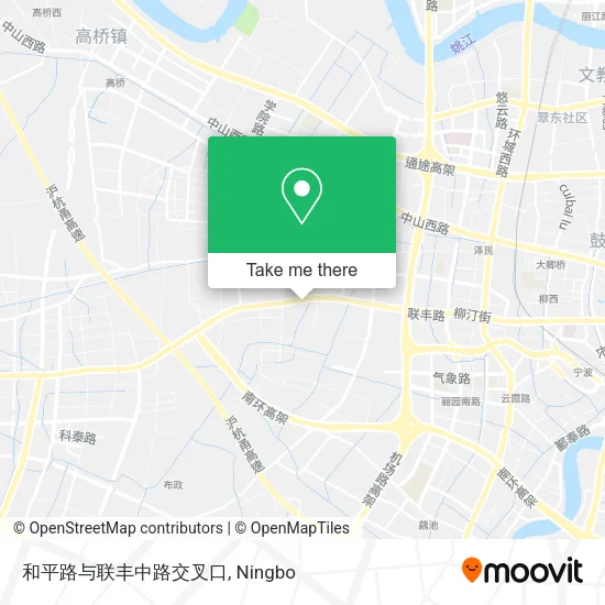 和平路与联丰中路交叉口 map
