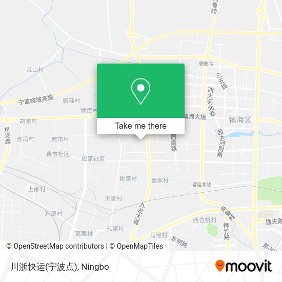 川浙快运(宁波点) map