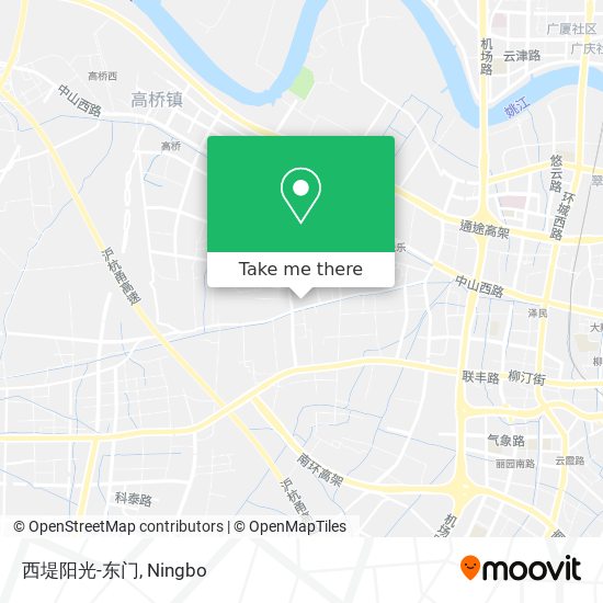西堤阳光-东门 map