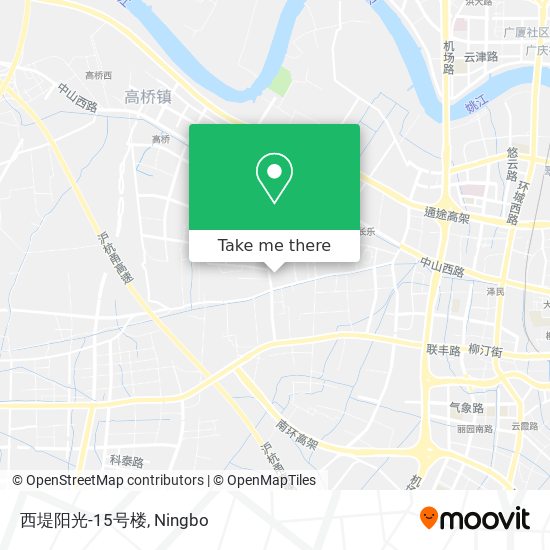 西堤阳光-15号楼 map