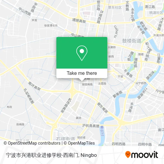 宁波市兴港职业进修学校-西南门 map