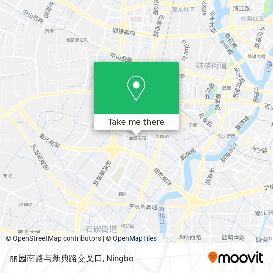丽园南路与新典路交叉口 map