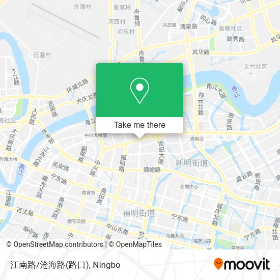 江南路/沧海路(路口) map